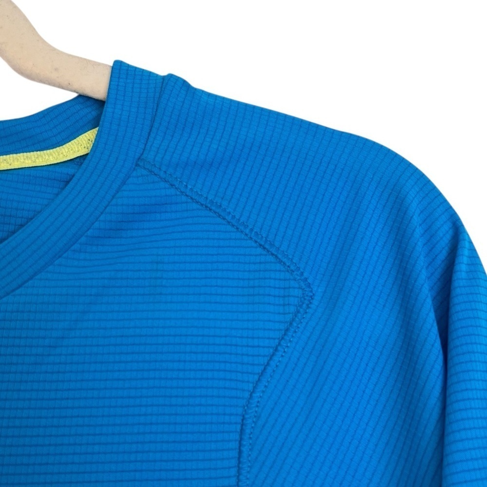 Hoka One One Men’s Glide Short Sleeve Shirt Dive Blue Small NWT Athletic Running - Picture 5 of 7